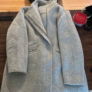 Beautiful j crew wool coat worn once bought last winter